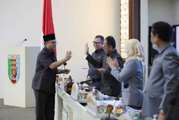 Gubernur Apresiasi Dprd Lampung Atas Rekomendasi Lkpj Kepala Daerah