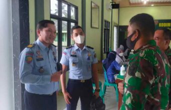 Pegawai Lapas II A Kalianda Tinjau kesiapan Untuk Pelatihan Di Makodim 0421/LS