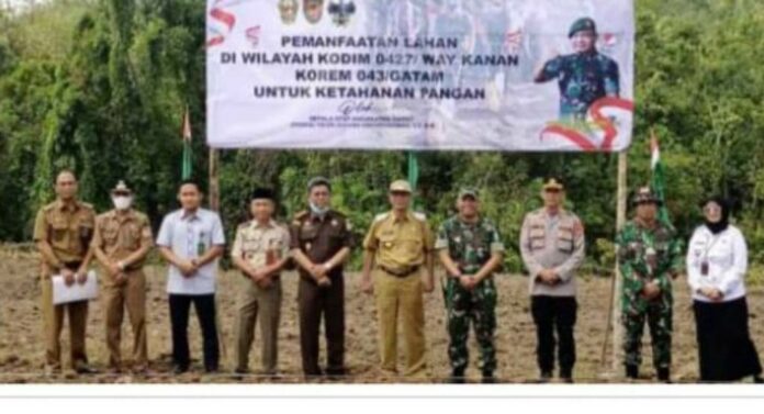 Ali Rahman Hadiri Vicon Launching Ketahanan Pangan Di Satuan Jajaran Tni Ad