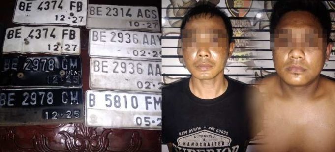 Gerebek Rumah Kontrakan di Bandar Lampung, Polisi Tangkap 2 Pelaku Curanmor