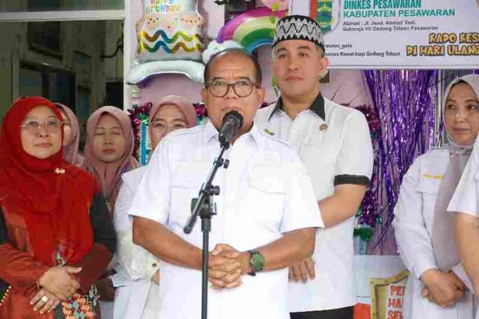 Pj. Gubernur Lampung Pantau Pelaksanaan Program Pelayanan Kesehatan Gratis di Puskesmas Gedong Tataan