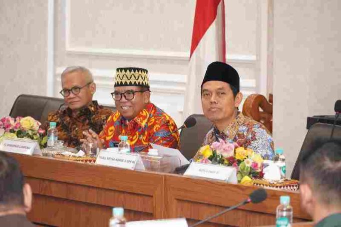 Pj. Gubernur Lampung Sambut Kunker Komisi II DPR RI, Evaluasi Penyelenggaraan Pilkada Serentak