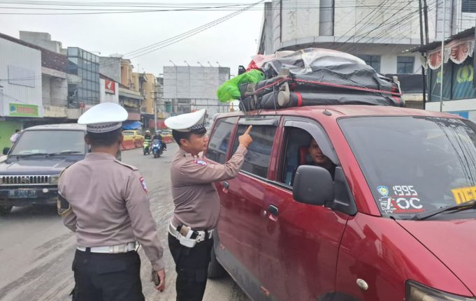 Polres Pringsewu Tindak Ratusan Pelanggar Lalu Lintas