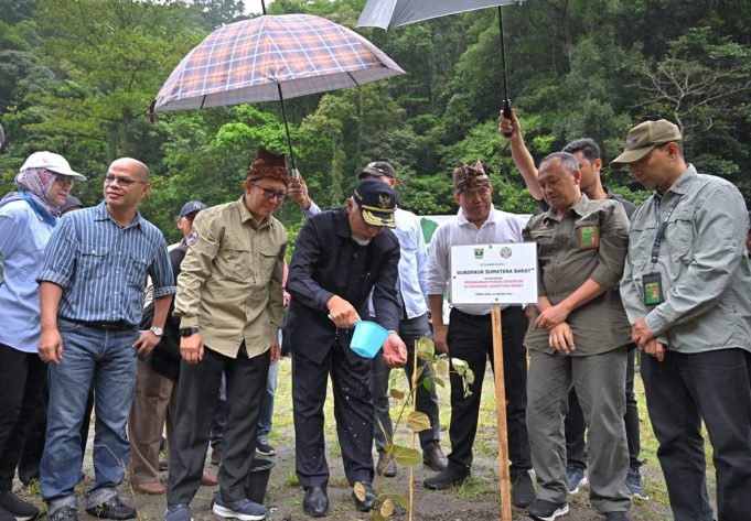 Dukung Kebijakan Nasional, Pemprov Sumbar Gelar Program Penanaman Pohon Serentak