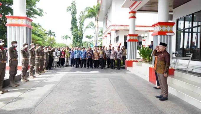 Sehari Pasca Dilantik, Wabup M.Syaiful Pimpin Coffee Morning Bersama Pejabat Pemkab