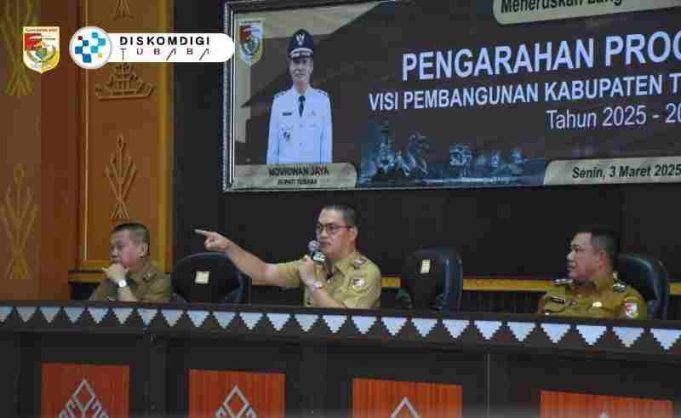 Pasca Dilantik, Bupati dan Wakil Bupati Tubaba Beri Arahan Perdana Kepala OPD