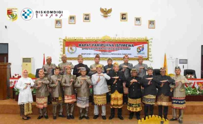 Paripurna HUT Ke-61 Provinsi Lampung, Wabup Nadirsyah Sampaikan Sambutan Gubernur