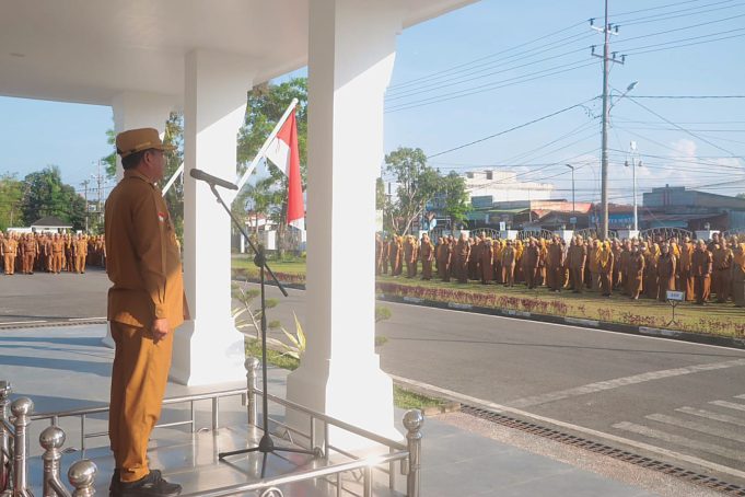Pimpin Apel Perdana, Bupati Sergai Soroti Isu Pengelolaan Sampah – Kebersihan Fasilitas Publik