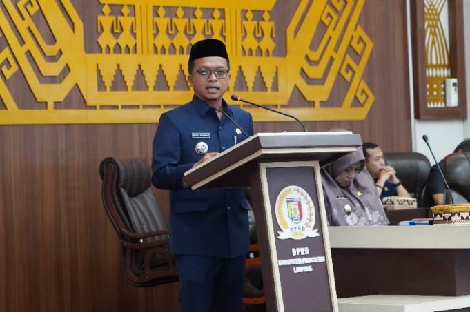 Bupati Pringsewu Sampaikan LKPJ Kepala Daerah 2024