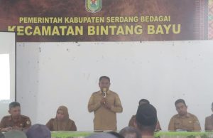 Bupati Sergai Sosialisasikan Kebijakan Daerah dan Strategi Peningkatan PBB-P2 2025 di Kecamatan Bintang Bayu