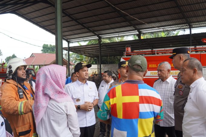 Kebakaran Hebat Landa Panglong 88, Walikota Tebingtinggi Sampaikan Keprihatinan Mendalam