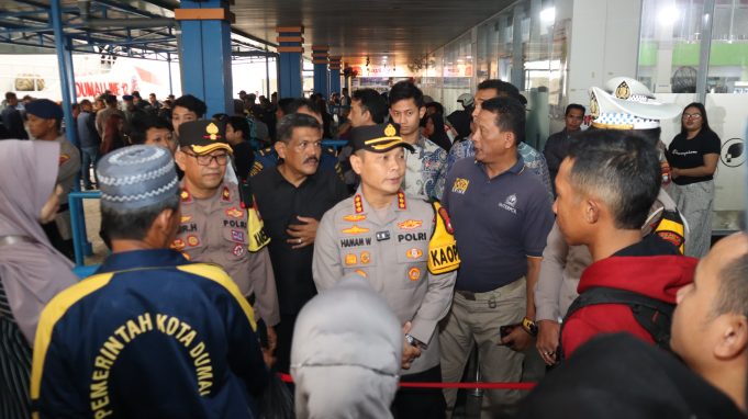 Kapolresta Tanjungpinang Perketat Pengawasan Arus Mudik di Pelabuhan Sri Bintan Pura