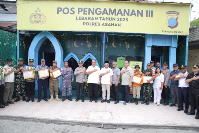 Bupati Asahan Bersama Forkopimda Tinjau Pos Pam Lebaran Tahun 2025