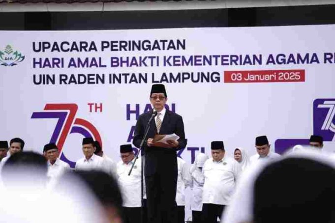 UIN RIL Peringati Hari Amal Bhakti ke-79 Kemenag RI dengan Upacara Khidmat