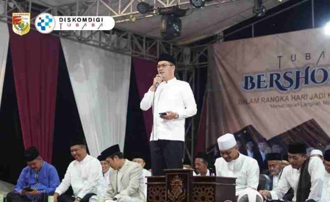 Gelar “Tubaba Bersholawat”, Bupati Novriwan Ingin Wujudkan Masyarakat Berkarakter