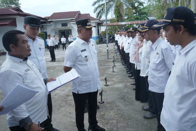 Wakil Bupati Asahan Pimpin Apel di Kecamatan Kota Kisaran Barat