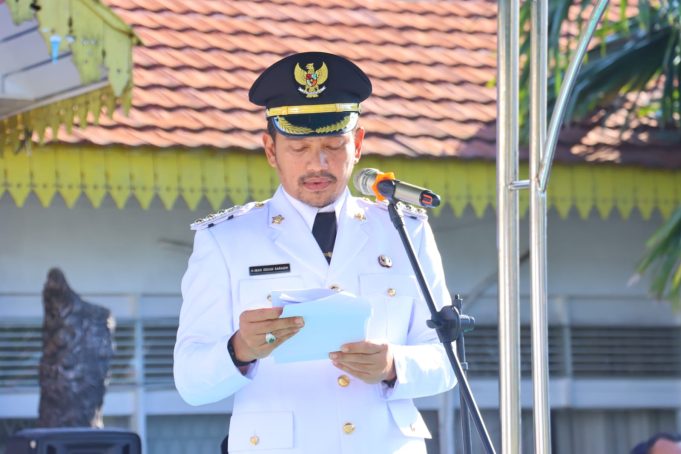 Walikota Tebingtinggi Pimpin Upacara Peringatan Hari Otonomi Daerah XXIX