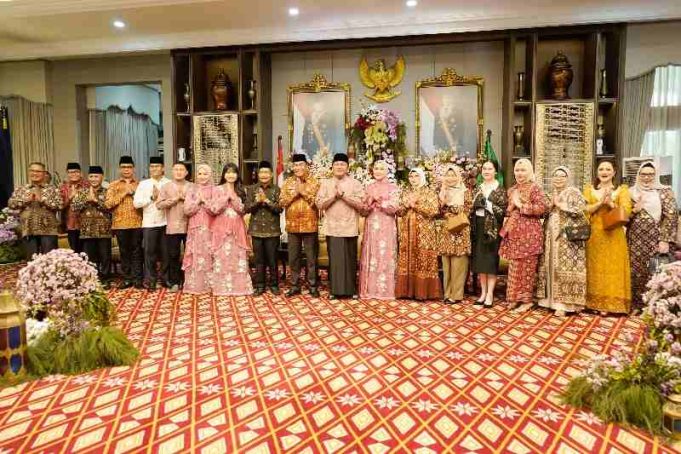 Silaturahmi Idul Fitri, Bupati Muba Boyong Forkopimda Kunjungi Gubernur dan Forkopimda Sumsel