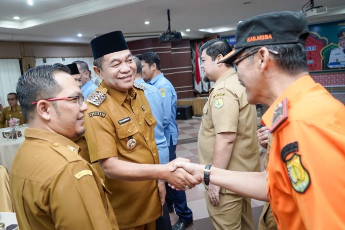 Setelah Libur, Pemkab Muba Gelar Apel Gabungan dan Halal Bihalal Bersama ASN