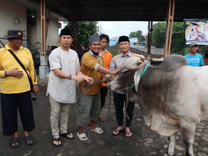 Polresta Tanjungpinang Sembelih Enam Hewan Kurban dalam Momentum Idul Adha 1446 H