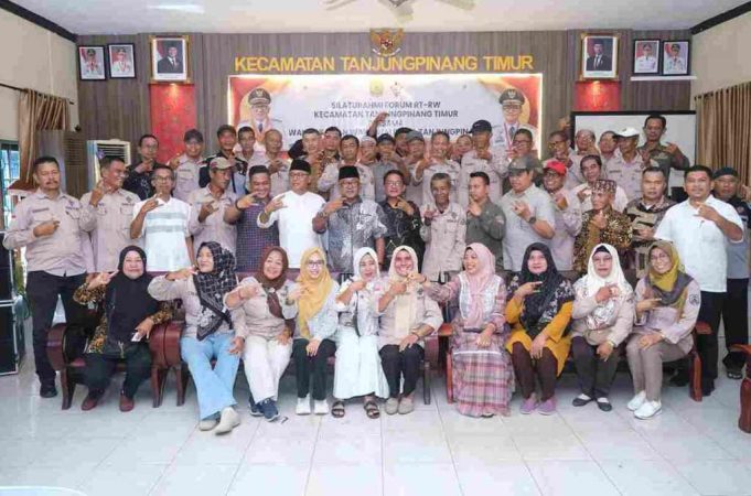 FK RT-RW Kecamatan Tanjungpinang Timur Gelar Silaturahmi – Rapat Koordinasi Bulanan