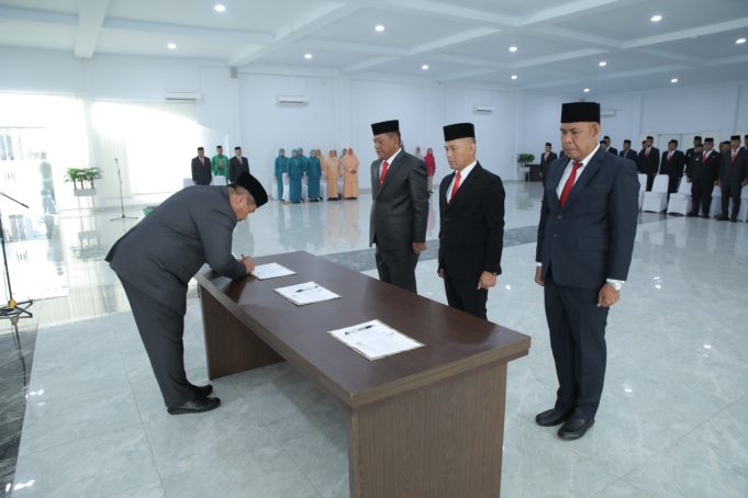 Bupati Asahan Lantik 3 Jabatan Pimpinan Tinggi Pratama