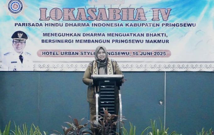 Wabup Umi Laila Buka Lokasabha IV PHDI Kabupaten Pringsewu