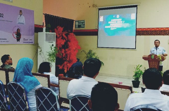 Bupati Riyanto Launching Aplikasi SEWUATI Versi 0.2