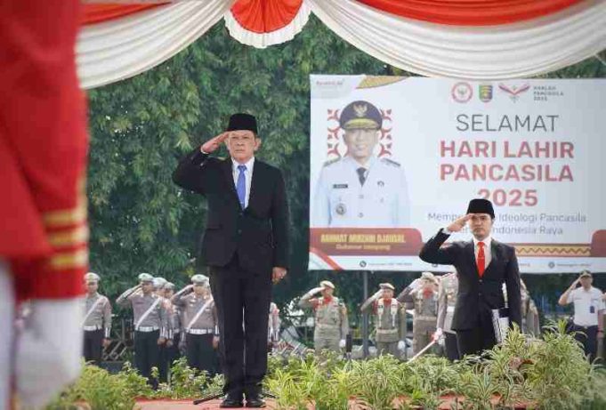 Peringatan Hari Lahir Pancasila, Pemprov Lampung Kukuhkan Komitmen terhadap Nilai-nilai Luhur Bangsa
