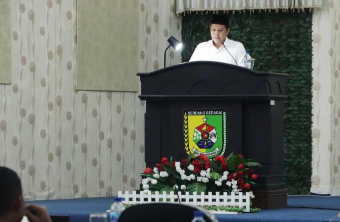 Wabup Sampaikan Nota Pengantar Laporan Pertanggungjawaban APBD Sergai 2024