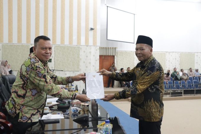 Pemkab Sergai Sampaikan Jawaban Pandangan Umum Fraksi DPRD Terkait Ranperda P2APBD 2024