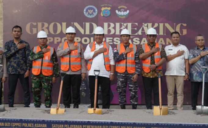 Bupati Asahan Hadiri Peresmian SPPG di Jajran Polres se-Sumut