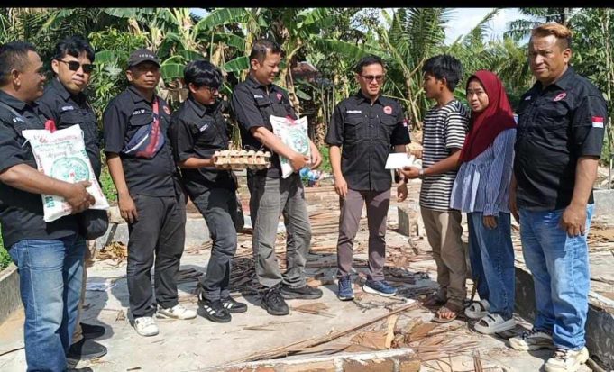 Forwakum Sergai Salurkan Bantuan untuk Korban Puting Beliung
