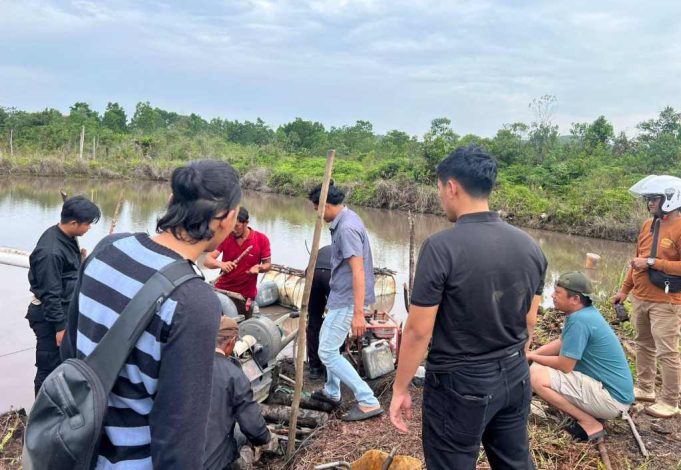 Penggerebekan Tambang Pasir Ilegal di Toapaya, 2 Pelaku Diamankan