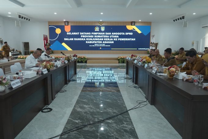 Wabup Asahan Terima Kunjungan Kerja Anggota DPRD Provsu dari Dapil 5