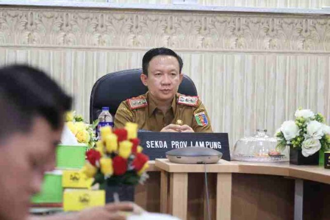 Pertumbuhan Ekonomi Lampung Lampaui Nasional, Sekdaprov Ikuti Arahan Mendagri dan Bappenas