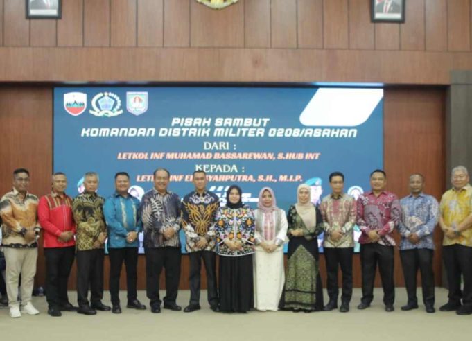 Pisah Sambut Dandim 0208/Asahan, Bupati Tegaskan Komitmen Sinergi Forkopimda