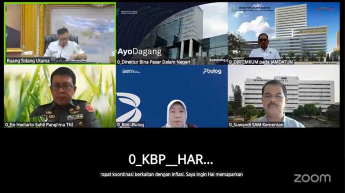 TPID Lamsel Rutin Ikuti Rakor Pengendalian Inflasi Daerah Secara Nasional