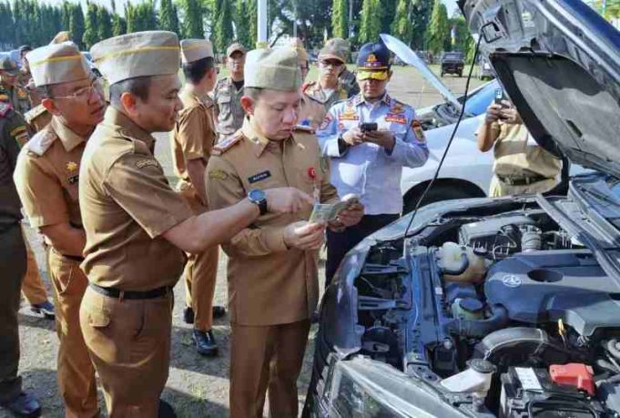 Sekdaprov : Apel Kendaraan Dinas Wujud Tertib Administrasi dan Good Governance