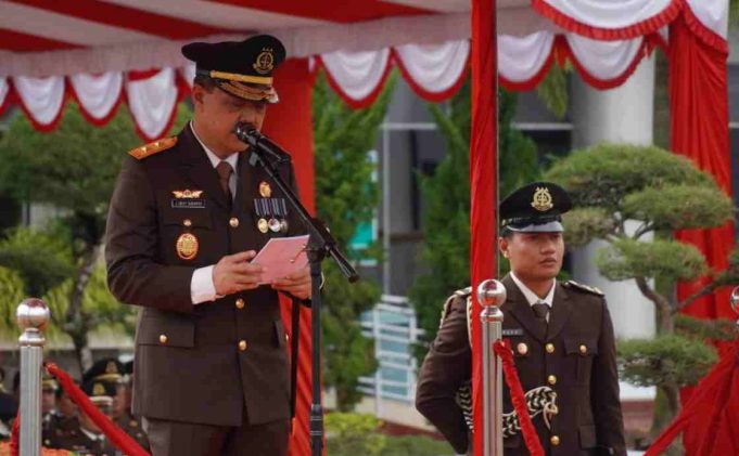 Kejati Kepri Gelar Upacara Peringatan Hari Lahir Kejaksaan RI ke-80