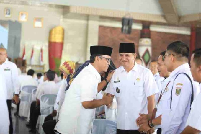 Bupati Lamteng, Buka Workshop Evaluasi Pengelolaan Keuangan dan Pembangunan Desa