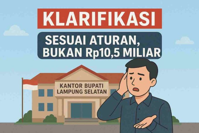 Tak Benar Rp10,5 Miliar, Pemkab Lamsel Klarifikasi Soal Anggaran BPO Bupati