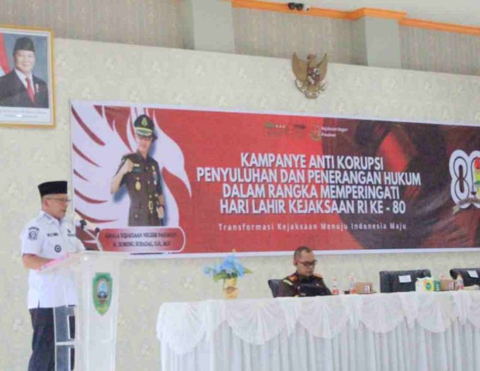 Bupati Pasaman Buka Kampanye Anti Korupsi, Penyuluhan dan Penerangan Hukum