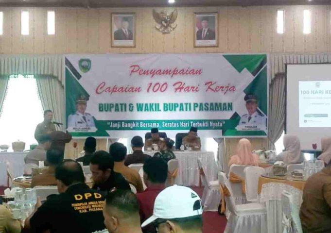 Janji Bangkit Bersama Terbukti Nyata, Capaian 100 Hari Kerja Bupati-Wabup Pasaman