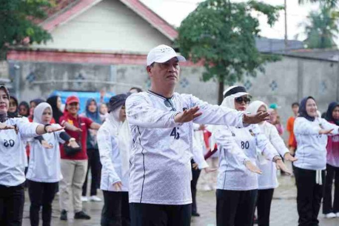 Semarak HAORNAS ke-42, Pemkab Tubaba Gelar Apel dan Olahraga Bersama