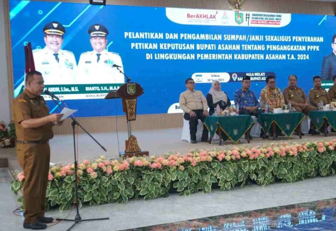 Bupati Asahan Kukuhkan 495 PPPK Formasi Tahun Anggaran 2024