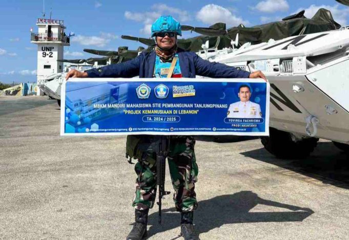 Dari Kampus Biru ke Tanah Lebanon, Mahasiswa STIE Pembangunan Tanjungpinang Jadi Duta Perdamaian Dunia