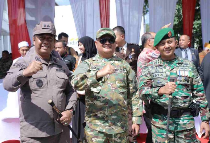 Pemkab Asahan Hadiri Upacara HUT ke-80 TNI di Dua Lokasi
