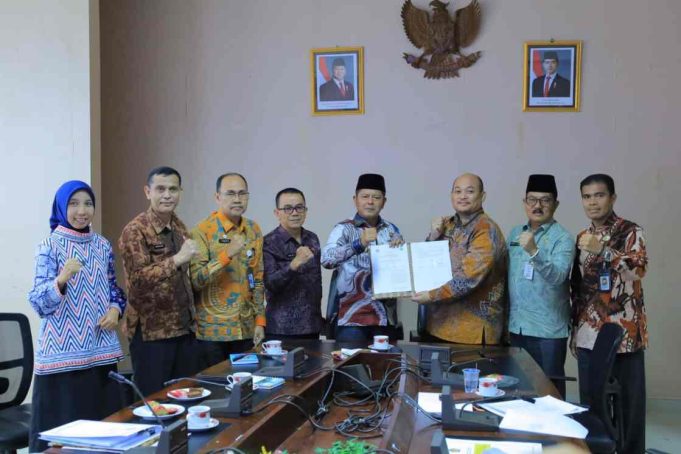 Bupati Pasaman Ikuti Zoom Daring Nasional Optimalisasi Pemungutan Pajak