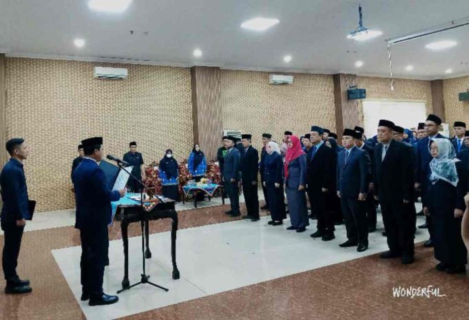 Bupati Riyanto Lantik 47 Pejabat Administrator Dan Pejabat Pengawas